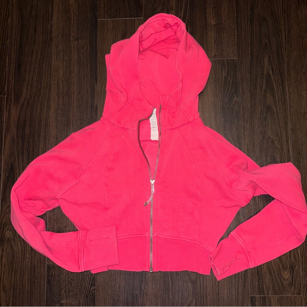 lululemon athletica Pink Hooded Jacket